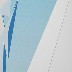 Affiche d'art signée à la main par Eric Garence "Les Régates en Baie de Cannes"