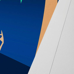 Affiche d'art signée à la main par Eric Garence "Monaco, L'opéra"