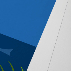 Affiche d'art signée à la main par Eric Garence "Tahiti Beach, BB's Tiki"
