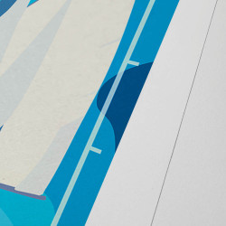 Affiche d'art signée à la main par Eric Garence ""