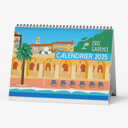 Calendrier 2025 illustré par Eric Garence