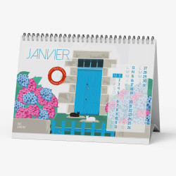 Calendrier 2025 illustré par Eric Garence