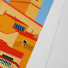 Hand signed art poster "Grasse, Une Vie" by Eric Garence