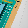 Affiche d'art signée à la main par Eric Garence "Tourtour, Way of Life"