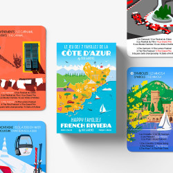 Jeu de cartes "Les 7 familles de la Côte d'Azur"