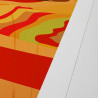 Affiche d'art signée à la main par Eric Garence "La Toscane en automne"