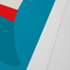 Affiche d'art signée à la main par Eric Garence "Marseille, Le port et la Bonne mère"