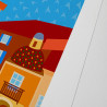 Hand signed art poster "Castellar" by Eric Garence