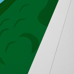 Affiche d'art signée à la main par Eric Garence "Lacs et Gorges du Verdon"