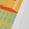 Affiche d'art signée à la main par Eric Garence "Cogolin"