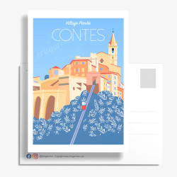 Carte Postale ''Contes''