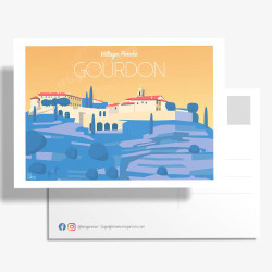 Carte Postale ''Gourdon''