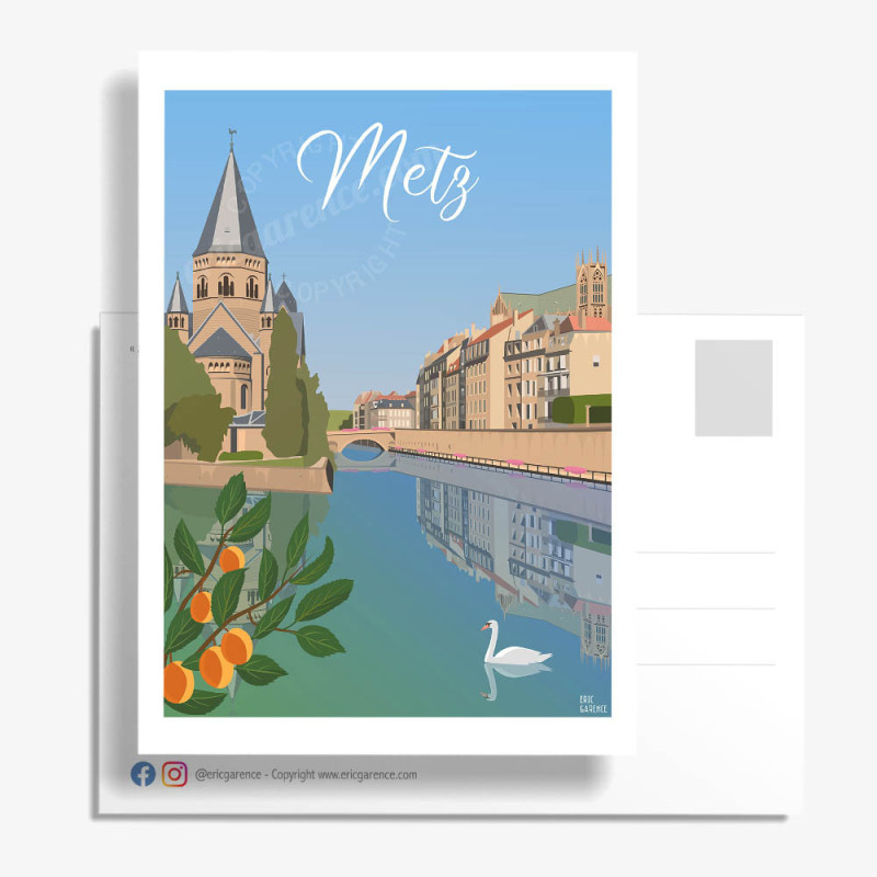 Carte Postale ''Metz et la Moselle'' Carte Postale ''Metz et la Moselle''
