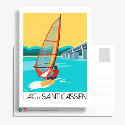 Carte Postale ''Lac de St Cassien''