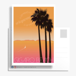 Carte Postale ''La Croix-Valmer, Gigaro Beach''