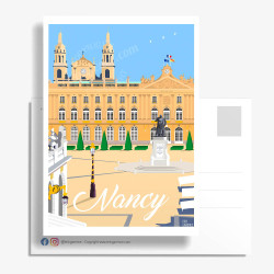 Carte Postale ''Nancy, Place Stanislas''