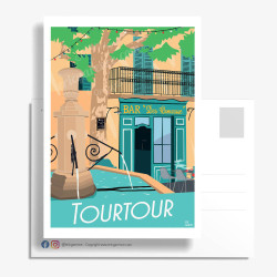 Carte Postale ''Tourtour, Way of Life''
