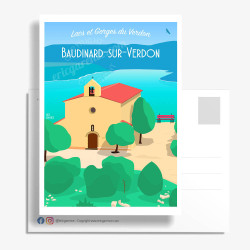 Carte Postale ''Baudinard-sur-Verdon''