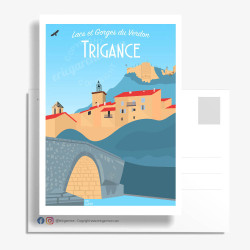 Carte Postale ''Trigance et son château''