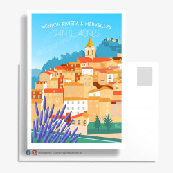 Carte Postale ''Sainte-Agnès''