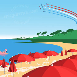 Affiche ''Sainte-Maxime''