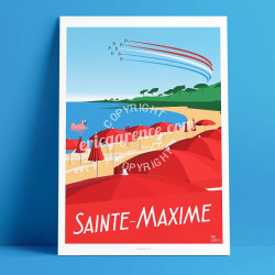 Affiche ''Sainte-Maxime''