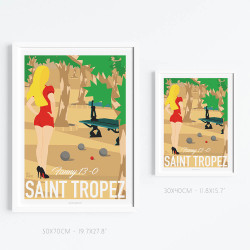 Affiche ''Fanny à Saint-Tropez''