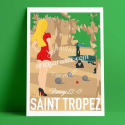 Affiche ''Fanny à Saint-Tropez''