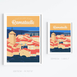 Affiche ''Ramatuelle''