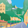 Affiche ''Moustiers-Saint-Marie''