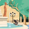 Poster ''Maussane-les-Alpilles, La fontaine''