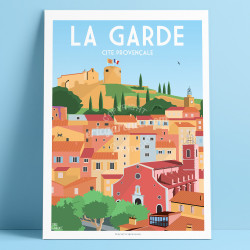 Affiche ''La Garde, Village provençal''