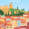 Affiche ''La Garde, Village provençal''