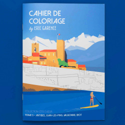 Cahier de Coloriage par Eric Garence - Tome 5 : Antibes, Juan-les-Pins, Valbonne, Biot