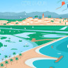 Affiche ''Fréjus, Saint-Aygulf''