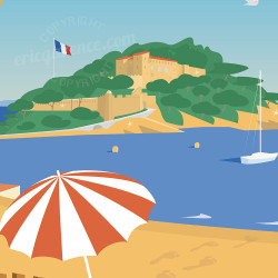 Poster ''Où est cachée Marianne au Fort de Brégançon ?''