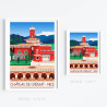 Affiche ''Nice, le château de crémat''
