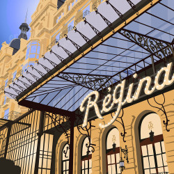 Affiche ''Nice, Le Régina''