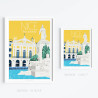 Affiche ''Nice, La place Garibaldi''