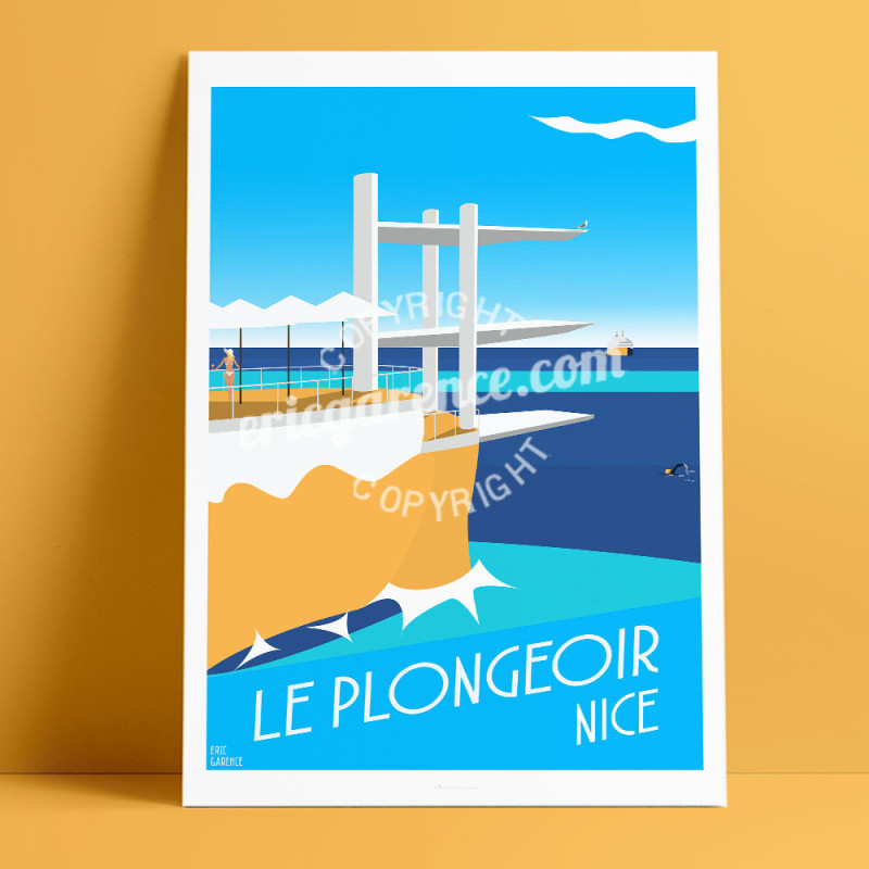 Affiche ''Nice, Le Plongeoir 2017'' Affiche ''Nice, Le Plongeoir 2017''