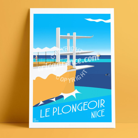 Affiche ''Nice, Le Plongeoir 2017''