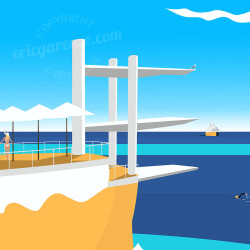 Affiche ''Nice, Le Plongeoir 2017''