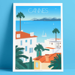 Affiche ''Cannes, La Californie''