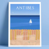 Affiche ''Antibes, Les remparts''