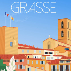 Poster ''Grasse, Une Vie''