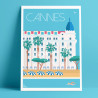 Affiche ''Cannes, Palaces''