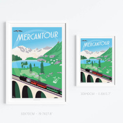Affiche ''Le Mercantour, le loup et l'agneau''