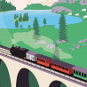 Poster ''Le Mercantour, le loup et l'agneau''