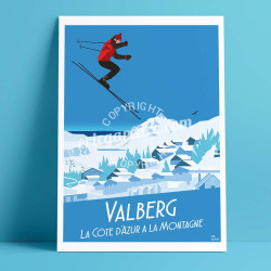 Affiche ''Valberg''