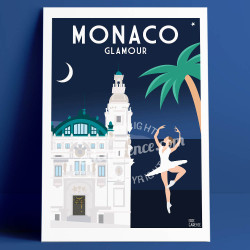 Affiche ''Monaco, L'opéra''